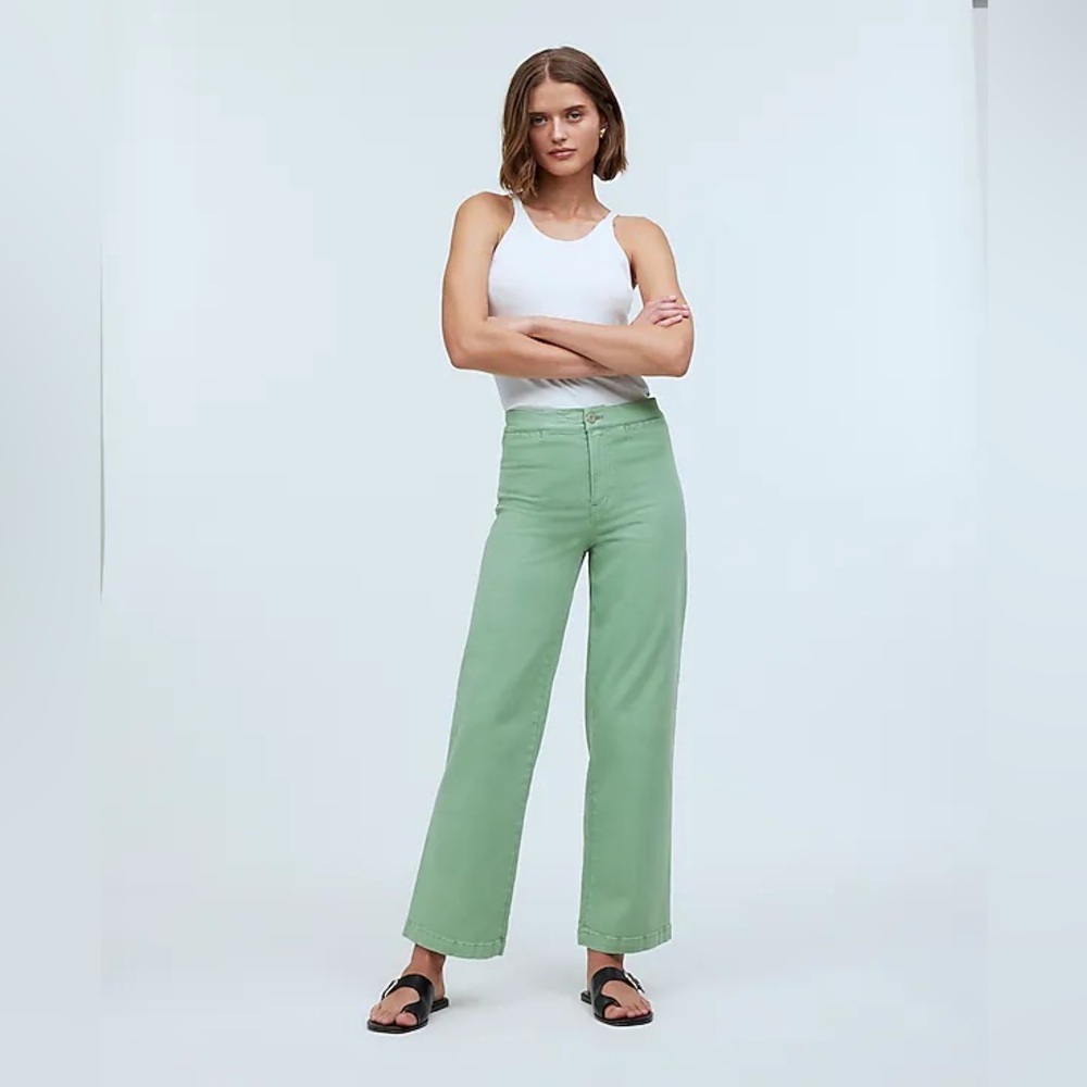 Madewell Emmett Petite Wide Leg Crop - Size 28 Petite
